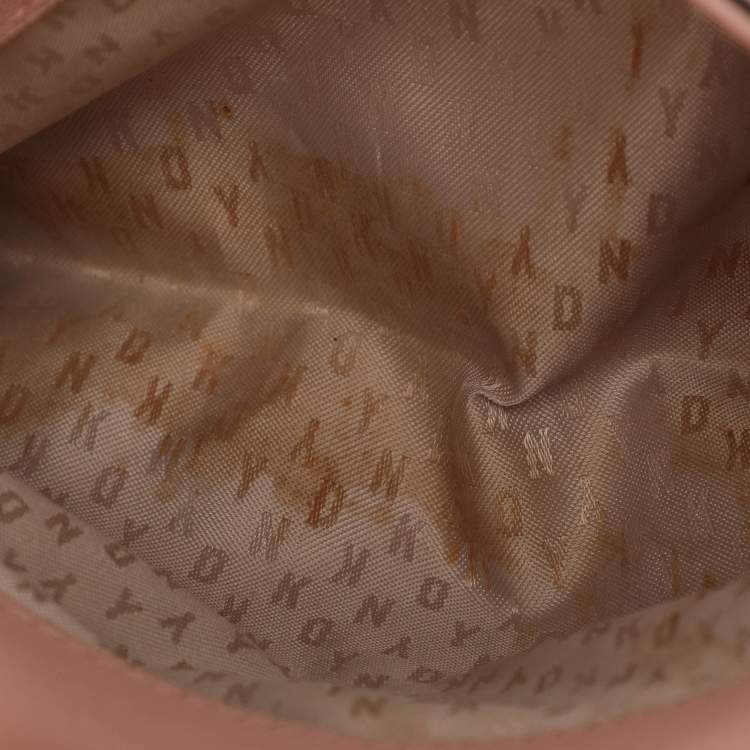 Pre Owned Dkny Bryant Park Blush Pink Saffiano Leather Shopper Tote