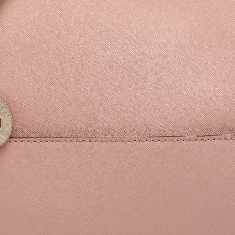 Pre Owned Dkny Bryant Park Blush Pink Saffiano Leather Shopper Tote