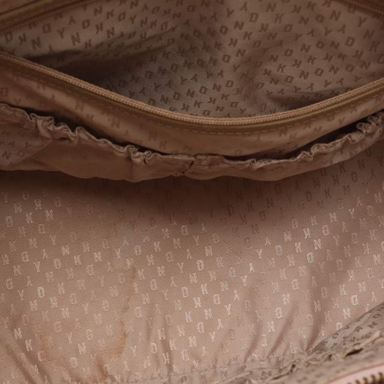 Pre Owned Dkny Bryant Park Blush Pink Saffiano Leather Shopper Tote