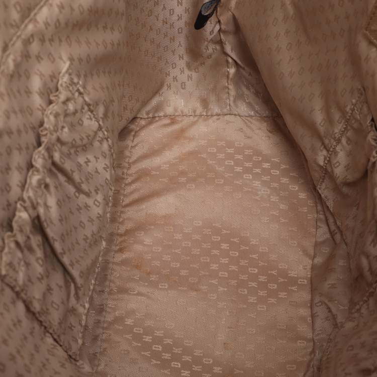 Pre Owned Dkny Bryant Park Blush Pink Saffiano Leather Shopper Tote