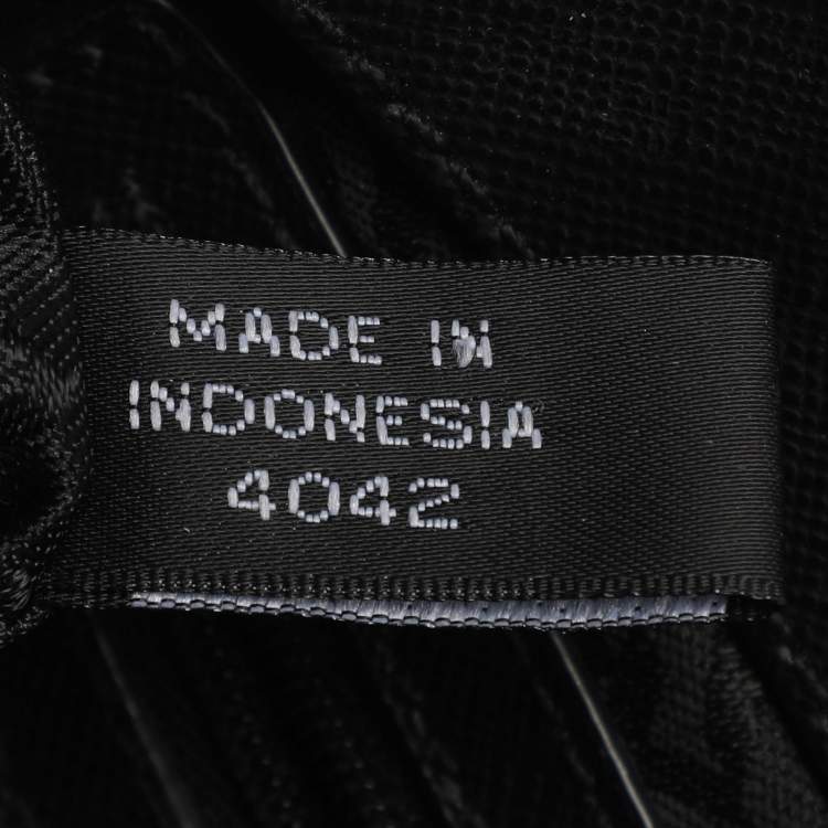 Pre Owned Dkny Robinson Double Zip Black Saffiano Leather Tote