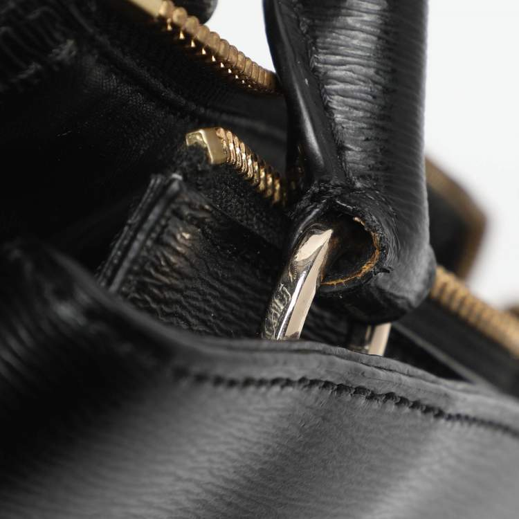 مملوكة مسبقًا DKNY Paige Black Leather Satchel