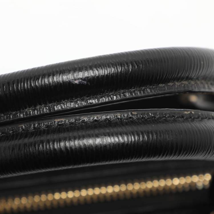 مملوكة مسبقًا DKNY Paige Black Leather Satchel