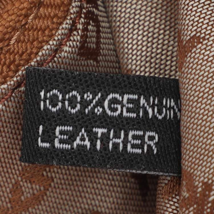 Pre Owned DKNY Brown Leather Satchel