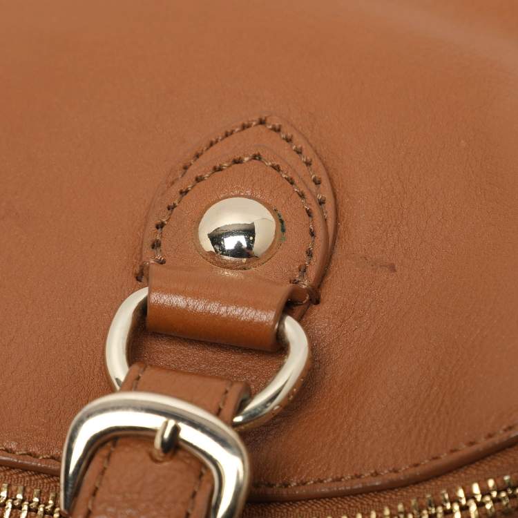 Pre Owned DKNY Brown Leather Satchel