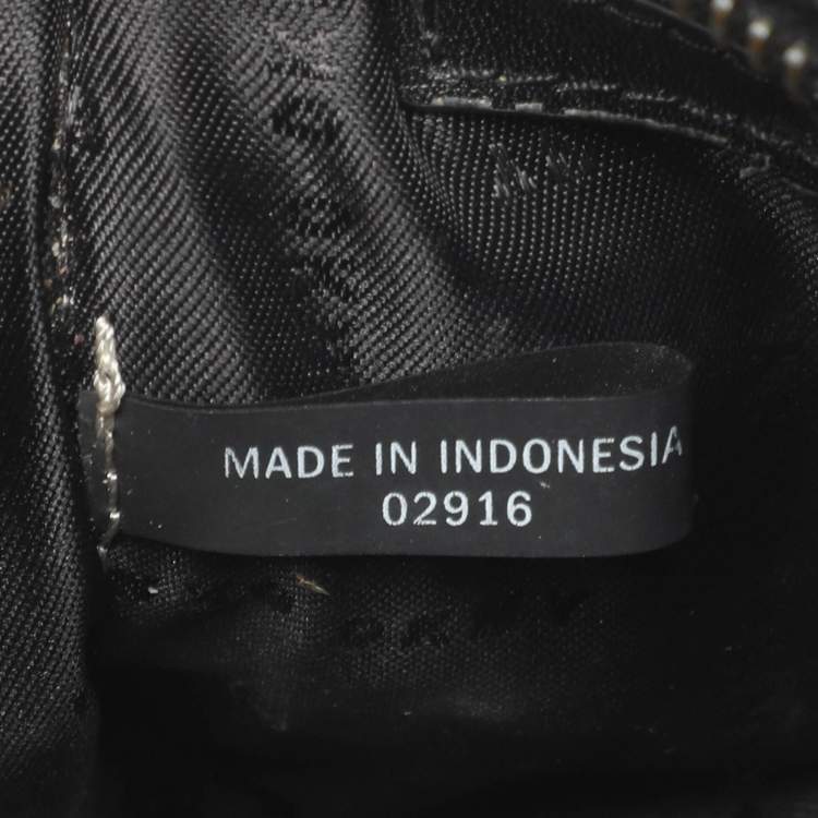 Pre Owned DKNY Elissa Black Leather Satchel