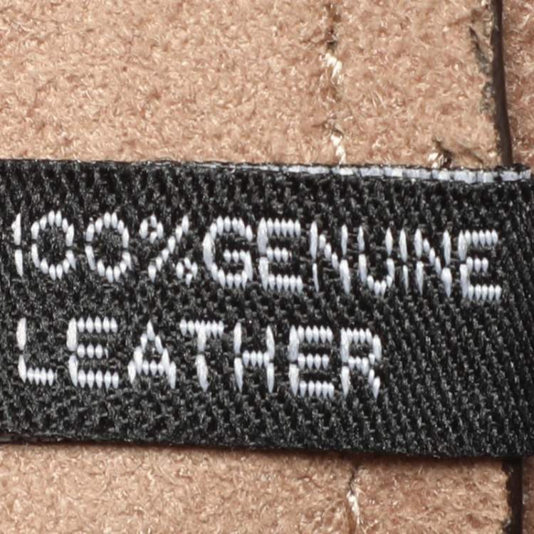 Pre Owned Dkny Dark Khaki Saffiano Leather Tote