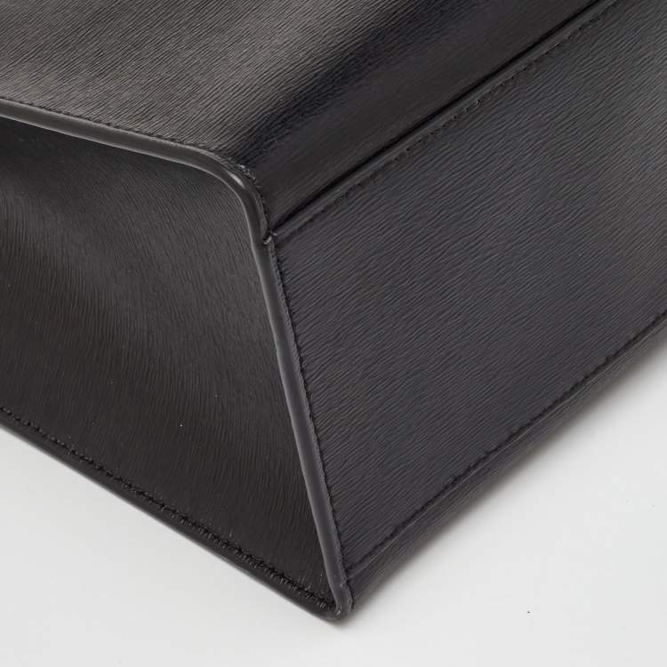 Pre Owned DKNY Bryant Black Leather Shopper Tote