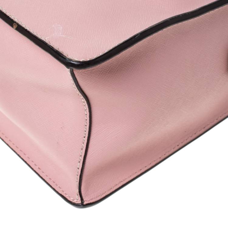 Pre Owned Dkny Pink Leather Sacthel 