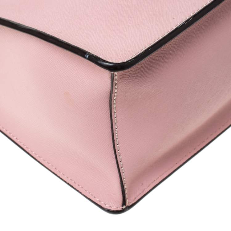 Pre Owned Dkny Pink Leather Sacthel 