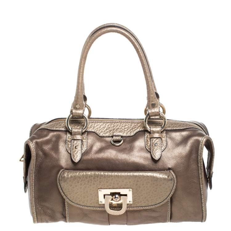 dkny metallic bag