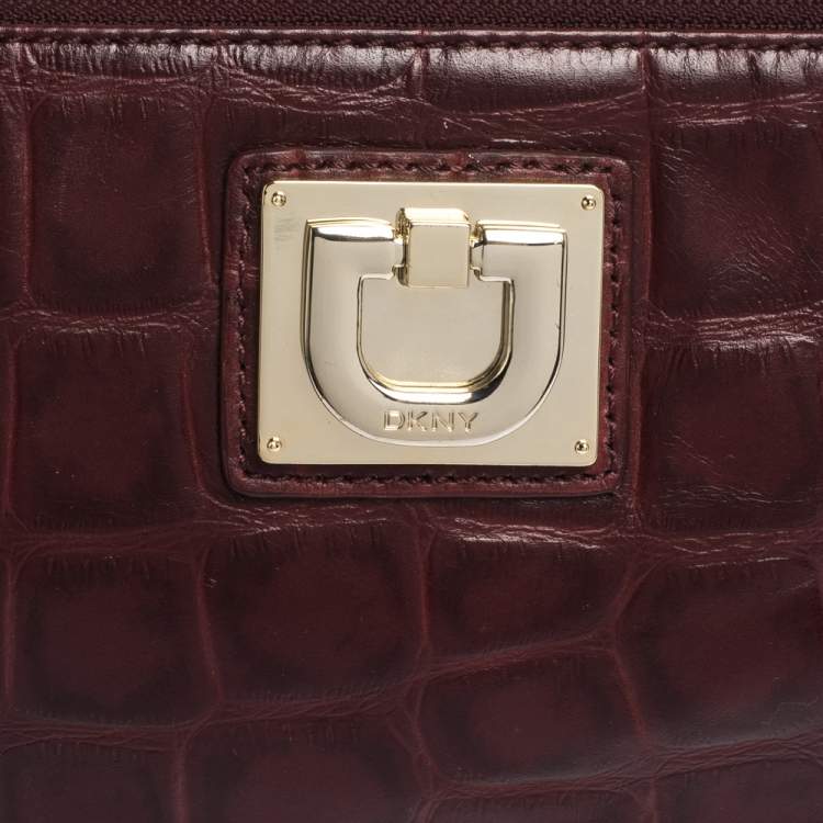 Dkny on sale burgundy purse