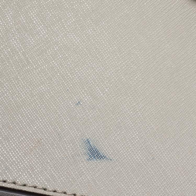 Pre Owned Dkny Grey Leather Chain Shoulder Bag
