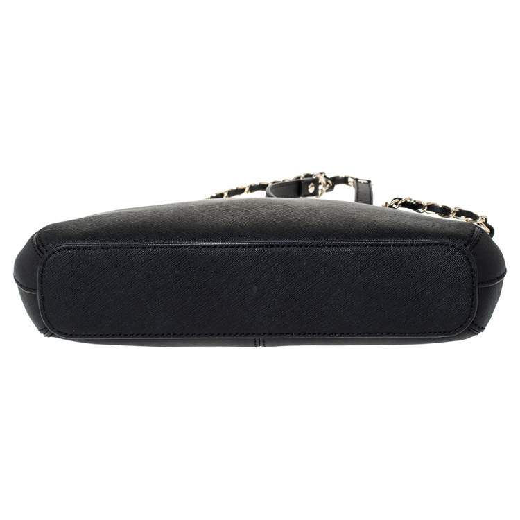 Pre Owned Dkny Black Leather Camille Dome Shoulder Bag
