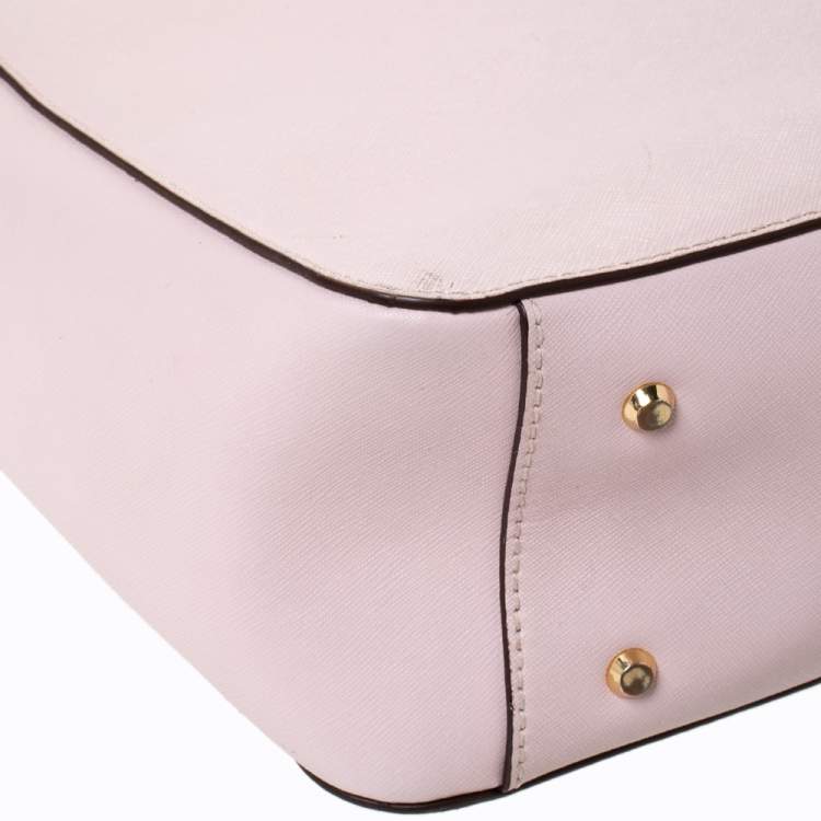 Pre Owned Dkny Pink Leather Bryant Park Chain Tote 