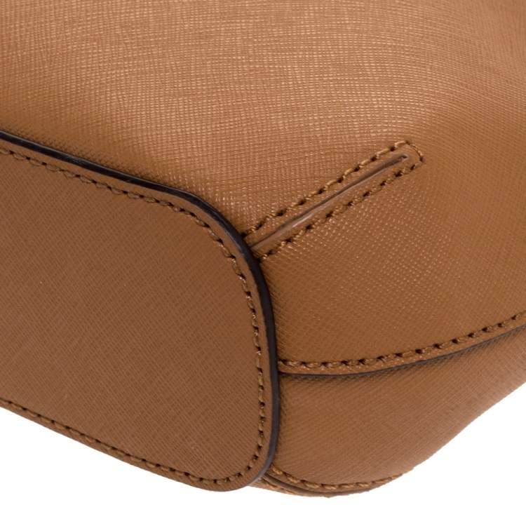 Pre Owned DKNY Brown Leather Camille Dome Shoulder Bag