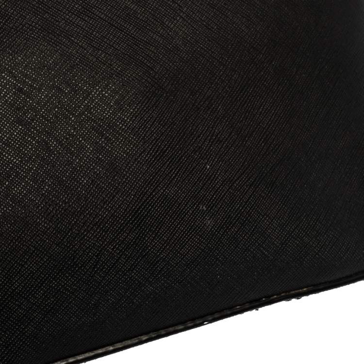 مملوكة مسبقًا Dkny Black Leather Camille Dome Shoulder Bag