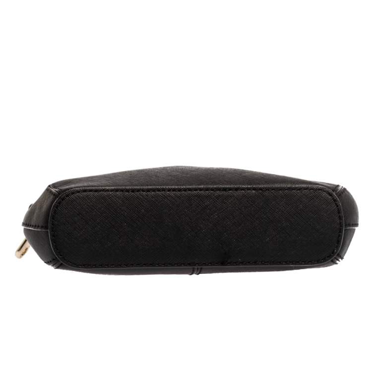 مملوكة مسبقًا Dkny Black Leather Camille Dome Shoulder Bag