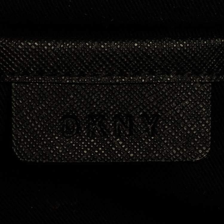 Pre Owned Dkny Brown Leather Bryant Park Top Handle Bag