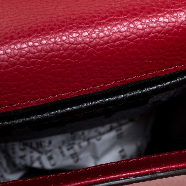 مملوكة مسبقًا DKNY Maroon Leather Elissa Crossbody Bag 