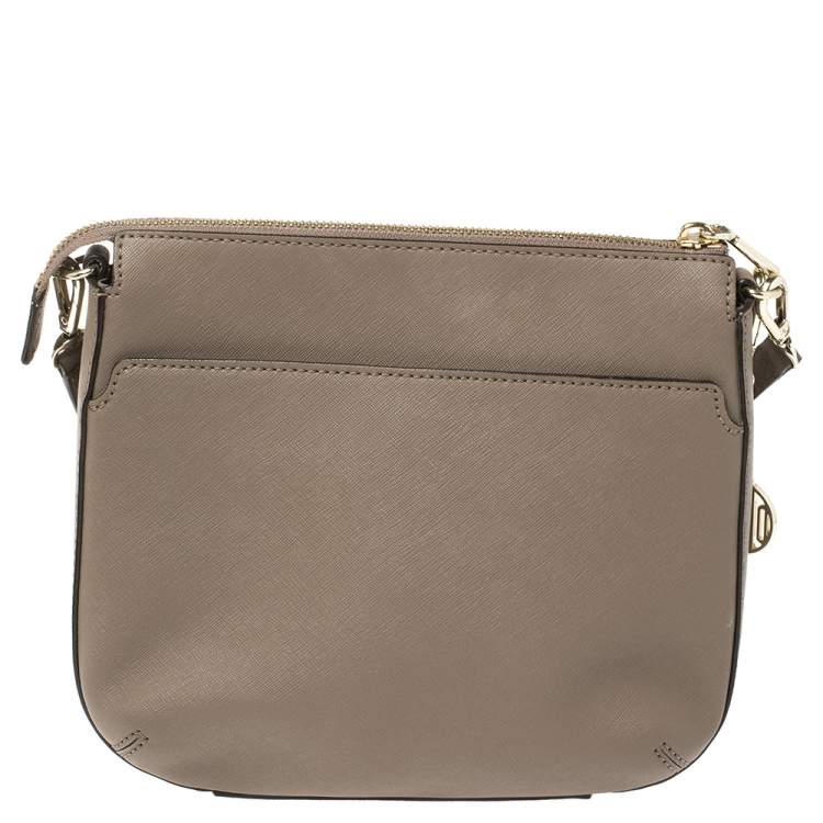 Pre Owned DKNY Brown Leather Shoulder Bag