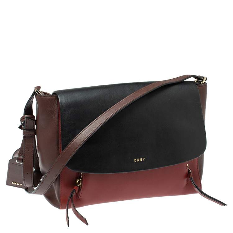 مملوكة مسبقًا DKNY Multicolor Leather Greenwich Crossbody Bag