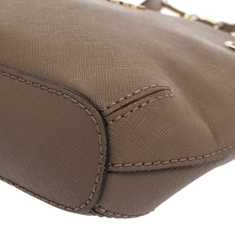 مملوكة مسبقًا DKNY Brown Leather Bryant Park Shoulder Bag