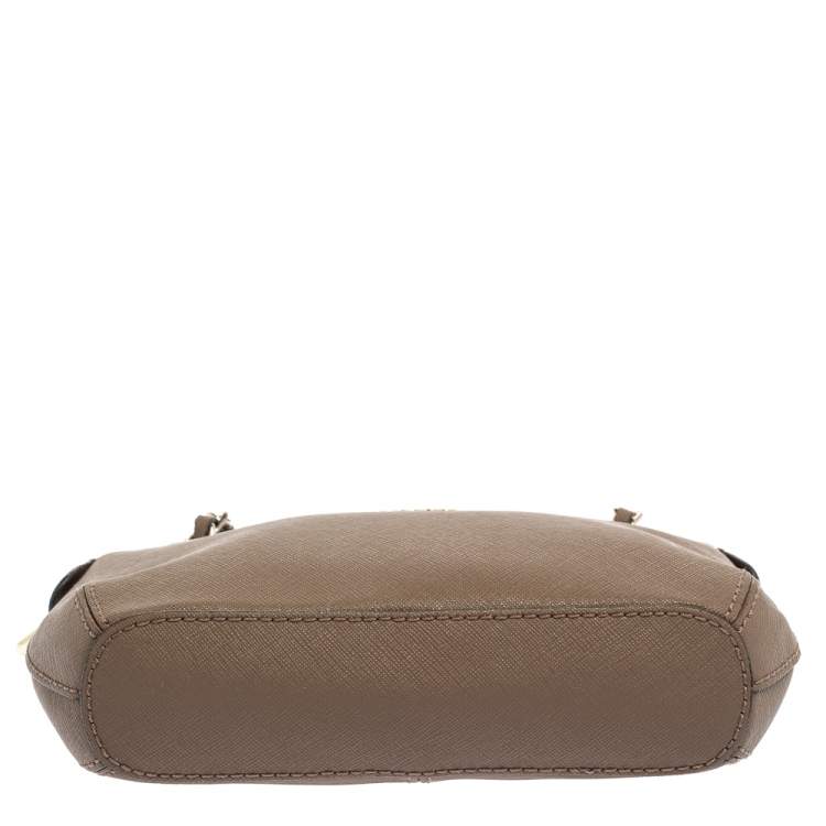 مملوكة مسبقًا DKNY Brown Leather Bryant Park Shoulder Bag