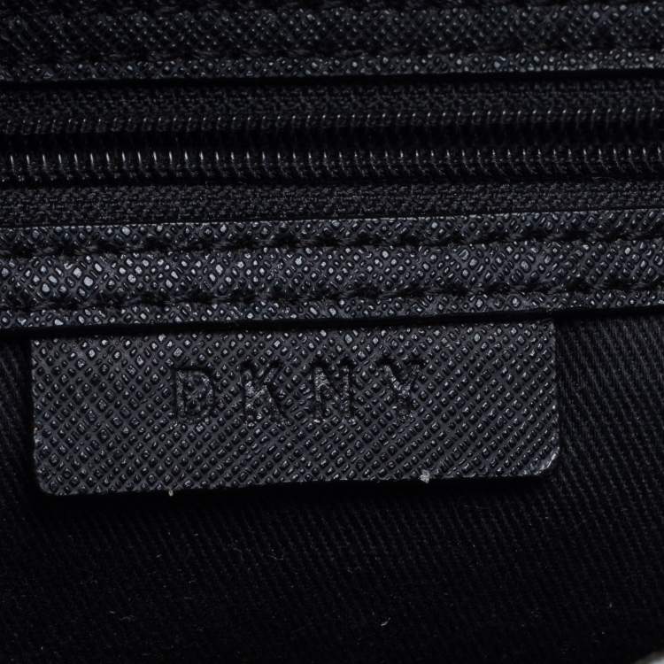 Pre Owned Dkny Green Leather Chain Tote