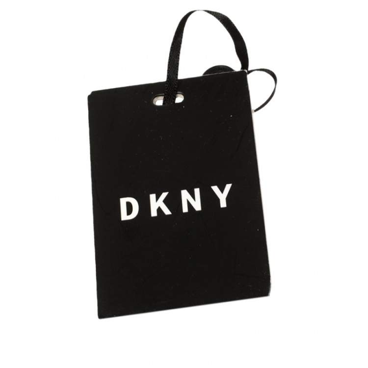Pre Owned Dkny Black Saffiano Leather Bryant Park Front Pocket Satchel