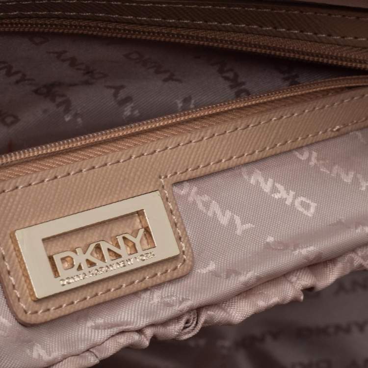 Pre Owned DKNY Brown Leather Satchel