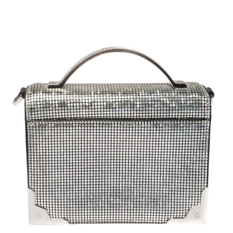 Pre Owned DKNY Hologram Leather Jaxone Crossbody Bag