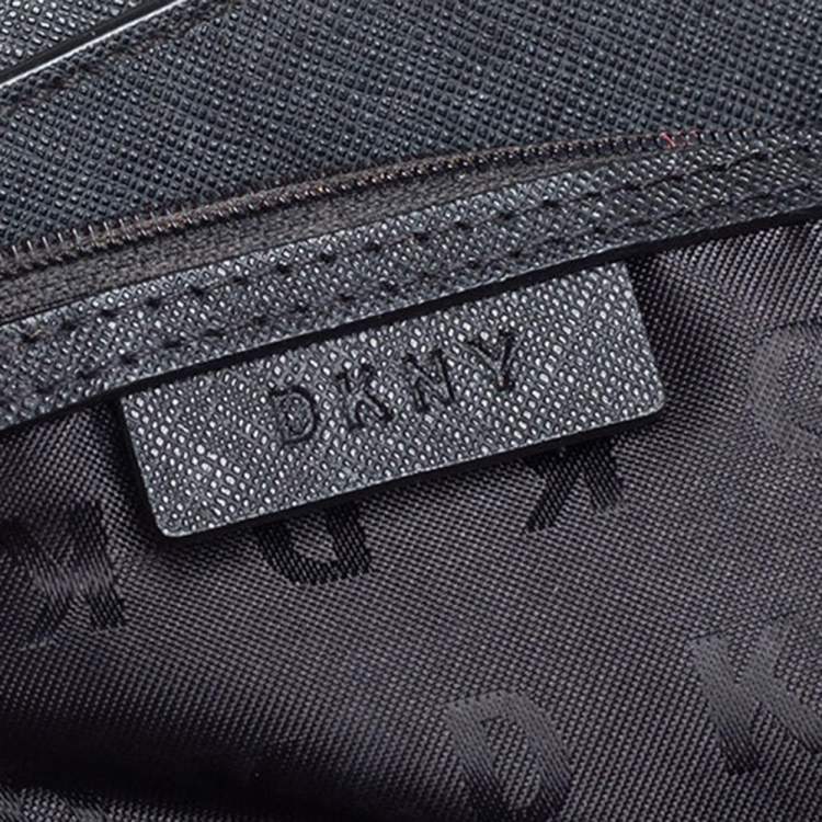 Pre Owned Dkny Black Leather Bryant Tote