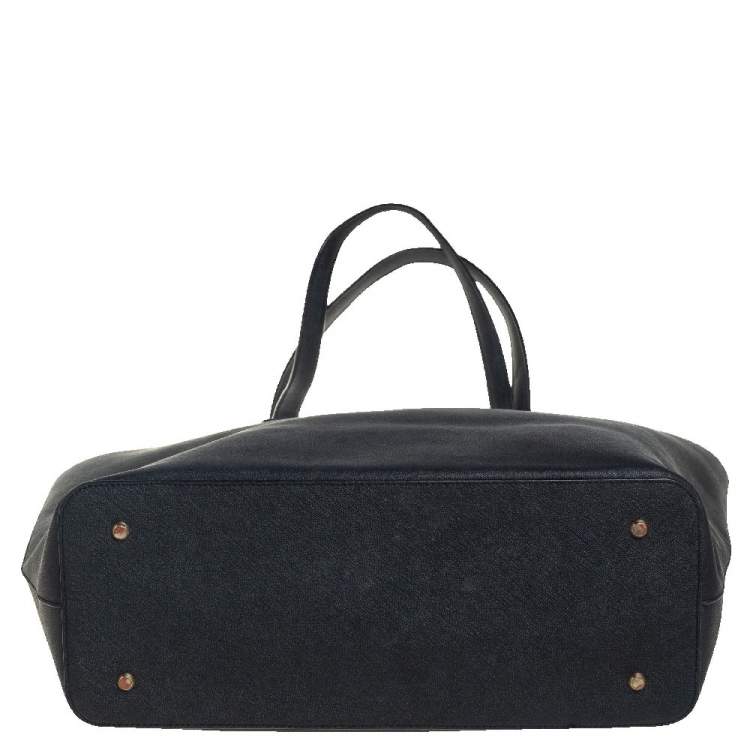 Pre Owned Dkny Black Leather Bryant Tote