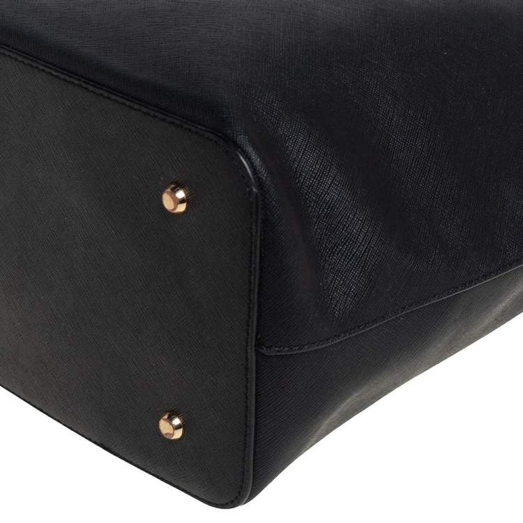 Pre Owned Dkny Black Leather Bryant Tote