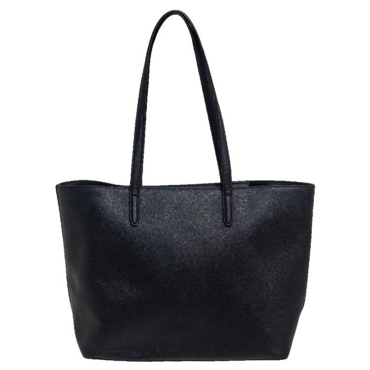 Pre Owned Dkny Black Leather Bryant Tote