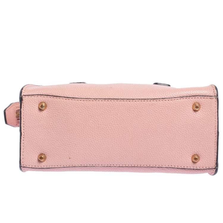 Pre Owned DKNY Pink Leather Chelsea Satchel