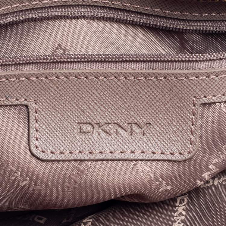 Pre Owned DKNY Pink Leather Chelsea Satchel
