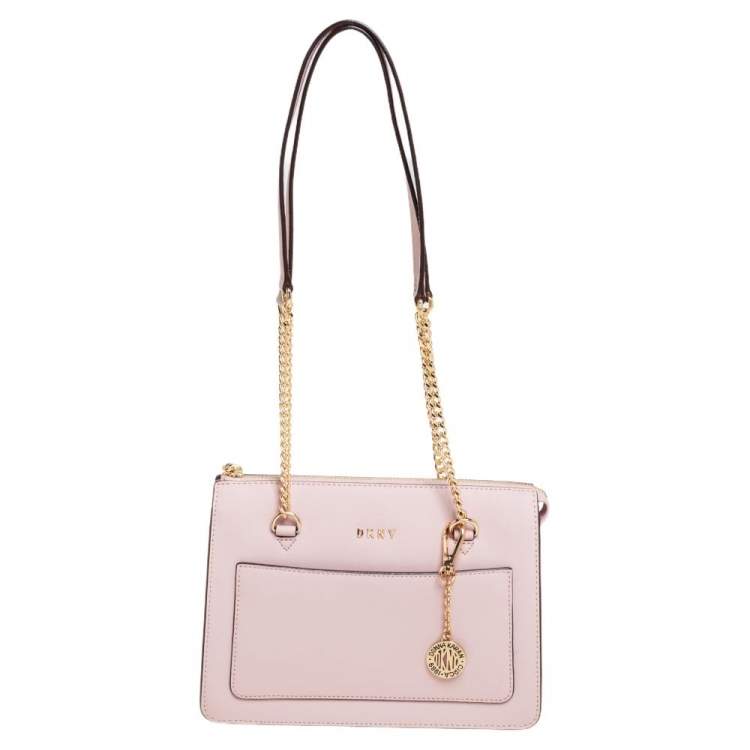 dkny bag pink strap