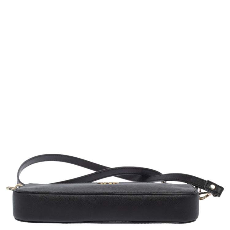 Pre Owned Dkny Black Saffiano Leather Shoulder Bag