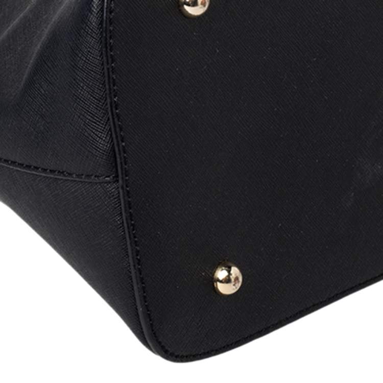 Pre Owned Dkny Black Leather Satchel