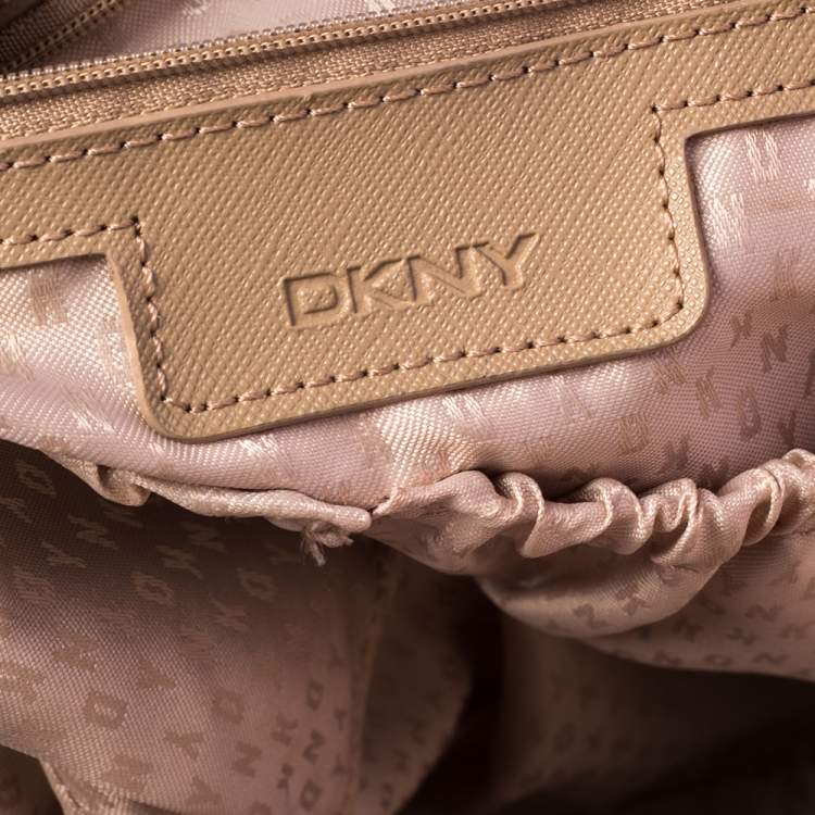 Pre Owned DKNY Powder Blue Leather Dome Satchel