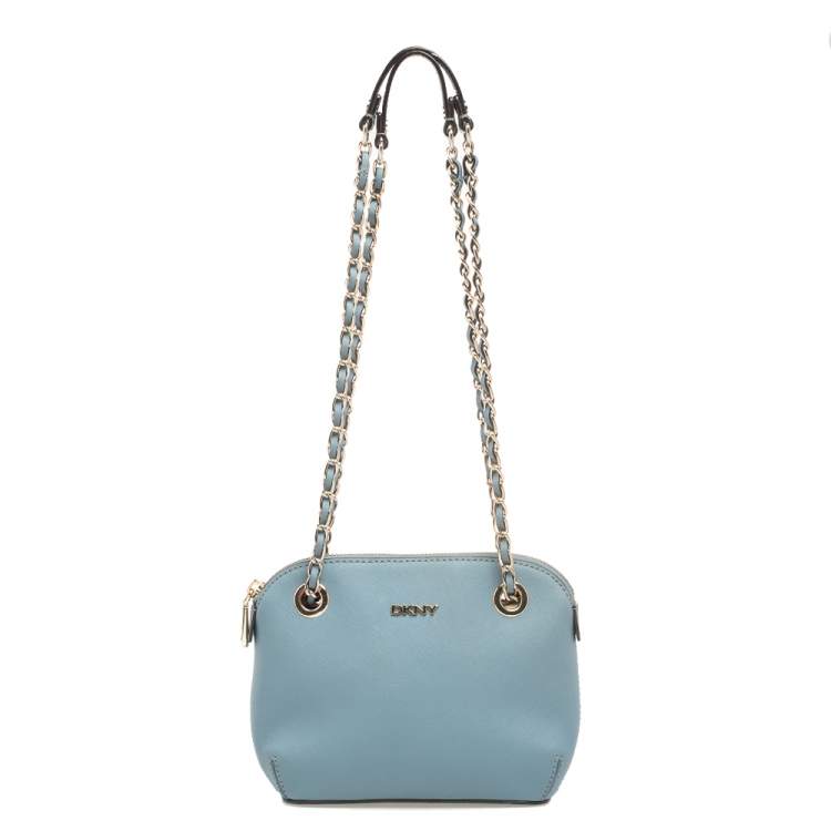 DKNY Items - Saffiano Leather Small Round Crossbody