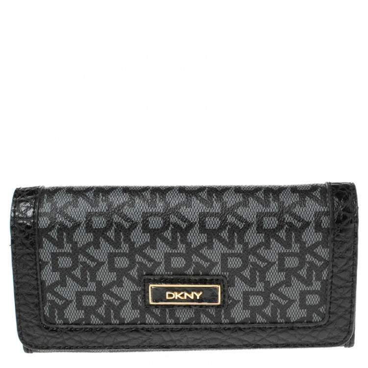 dkny white wallet