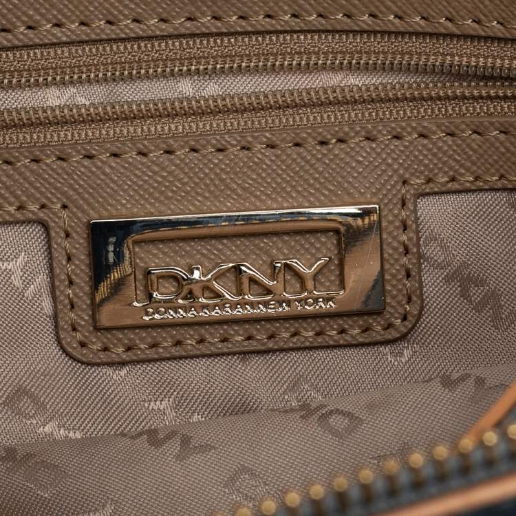 Pre Owned Dkny Blue Leather Satchel