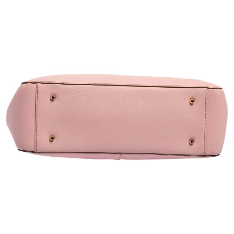 Pre Owned Dkny Pink Saffiano Leather Bryant Park Chain Tote