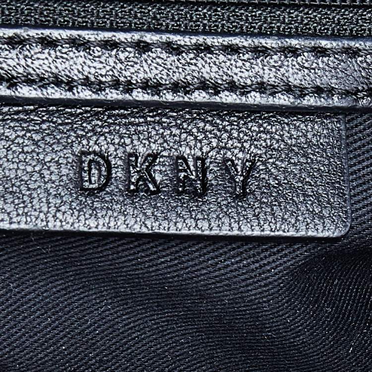 Pre Owned DKNY Light Blue Quilted Leather Gansevoort Top Handle Bag