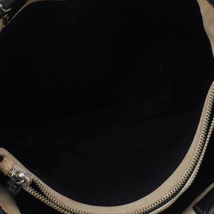 Pre Owned Dkny Monogram Canvas And Leather Tote