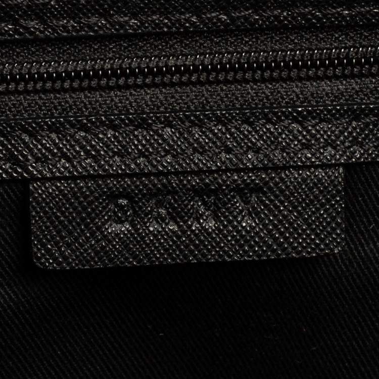 Pre Owned DKNY Black Leather Bryant Park Chain Tote