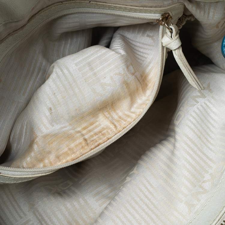 مملوكة مسبقًا DKNY Blue Leather Tote